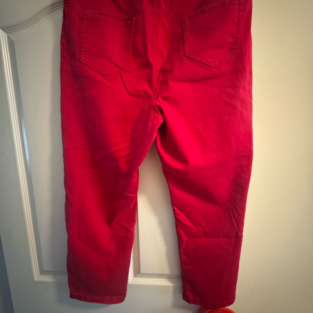 Vibrant Red Jeans
